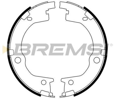 Купить GF0803 BREMSI Тормозные колодки  