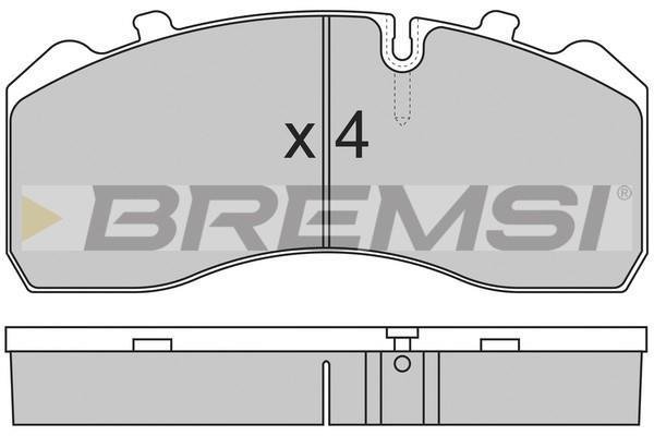 Гальмівна колодка BP7284 BREMSI –  фото 1