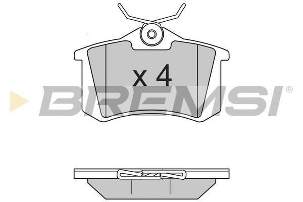 Купить BP2806 BREMSI Тормозные колодки  Audi A6 C5 