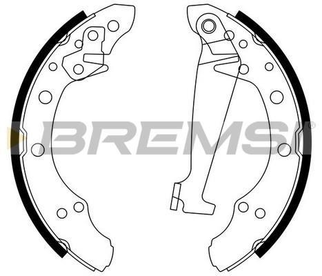 Тормозная колодка GF0556 BREMSI –  фото 1