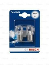 Купити 1 987 301 017 BOSCH - Лампа розжарювання P21W 12V 21W (блістер 2 шт.)   (виробництво)
