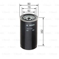 Купить F 026 402 002 BOSCH Топливный фильтр (накручиваемый) Freelander (2.0 DI, 2.0 Td4)
