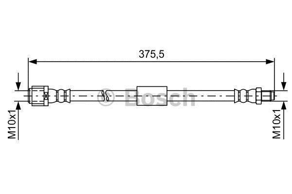 Купить 1 987 481 608 BOSCH Тормозной шланг CL-Class CLS (2.1, 3.0, 3.5, 4.7, 5.5)