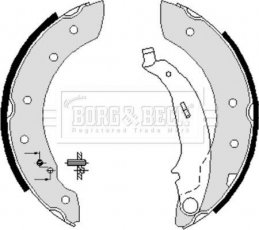 Купить BBS6233 Borg&beck Тормозные колодки задние Clio 2 (1.1, 1.4, 1.5, 1.6, 1.9) 