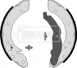 Купить BBS6198 Borg&beck Тормозные колодки задние Меган 1 (1.4, 1.6, 1.8, 1.9, 2.0) 
