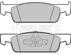 Купить BBP2407 Borg&beck Тормозные колодки передние Clio 4 (0.9, 1.1, 1.5) 