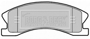 Гальмівна колодка BBP2148 Borg&beck –  фото 1