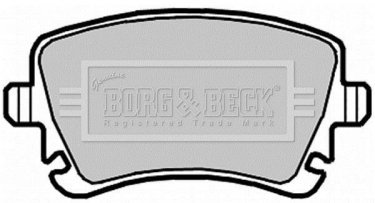Купить BBP2139 Borg&beck Тормозные колодки задние Ауди А4 (Б6, Б7) (2.0, 4.2) 