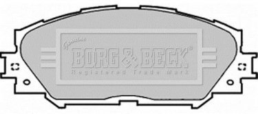 Купить BBP1991 Borg&beck Тормозные колодки передние Auris (1.3, 1.4, 1.6, 2.0, 2.2) 