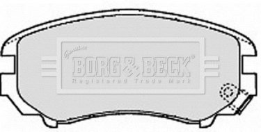 Купить BBP1884 Borg&beck Тормозные колодки передние Маджентис (2.0, 2.5, 2.7) 