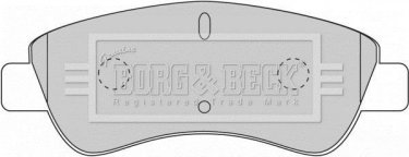 Купить BBP1703 Borg&beck Тормозные колодки передние Citroen C4 (1.4, 1.6, 2.0) 