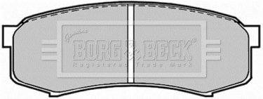 Купить BBP1514 Borg&beck Тормозные колодки задние Land Cruiser (80, 90, 150, Prado) 
