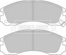 Купить BBP1449 Borg&beck Тормозные колодки передние Лансер 9 (2.0 16V EVO, 2.0 16V EVO VIII, 2.0 EVO III) 