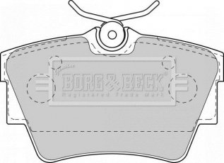Купити BBP1813 Borg&beck Гальмівні колодки задні Trafic (2, 3) (1.6, 1.9, 2.0, 2.5) 