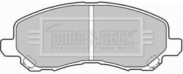 Тормозная колодка BBP1831 Borg&beck –  фото 1
