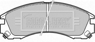 Гальмівна колодка BBP1565 Borg&beck –  фото 1