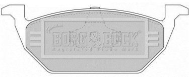 Тормозная колодка BBP1618 Borg&beck фото 1