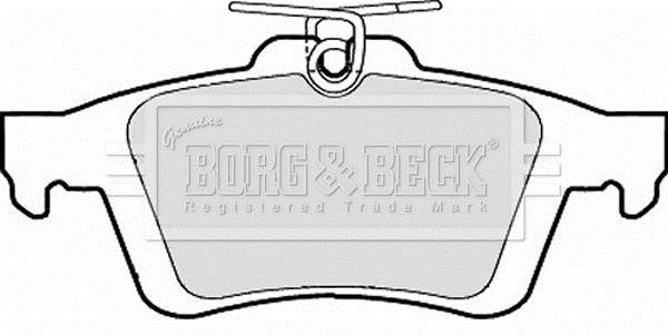 Тормозная колодка BBP1943 Borg&beck –  фото 1