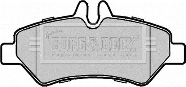 Тормозная колодка BBP1975 Borg&beck –  фото 1