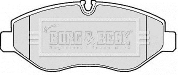 Гальмівна колодка BBP1974 Borg&beck –  фото 1