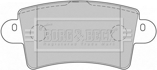 Купить BBP1773 Borg&beck Тормозные колодки  Movano (1.9, 2.2, 2.5, 2.8, 3.0) 