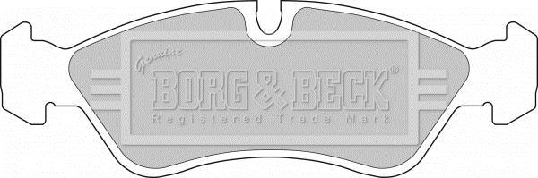Купить BBP1423 Borg&beck Тормозные колодки  Ланос (1.4, 1.6 16V) 