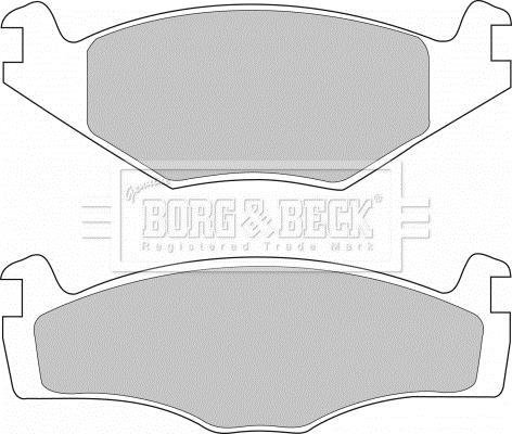 Купить BBP1420 Borg&beck Тормозные колодки  Кадди (1.5, 1.6, 1.8) 