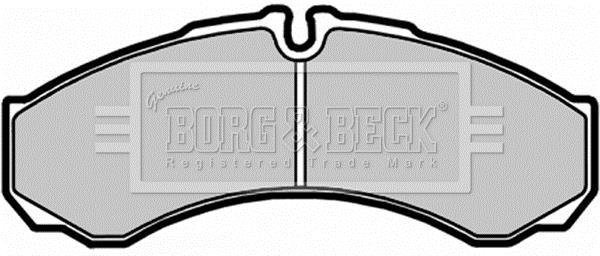 Купити BBP1554 Borg&beck Гальмівні колодки  Iveco 