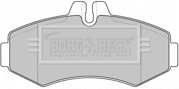 Гальмівна колодка BBP1664 Borg&beck –  фото 1