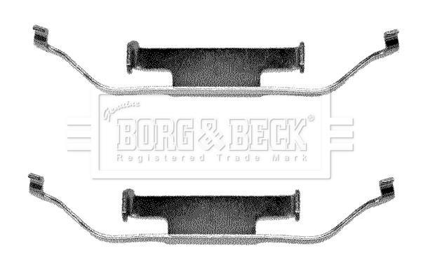 Купить BBK1012 Borg&beck Ремкомплект тормозных колодок C-Max 2 1.6 Ti