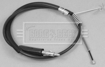 Купить BKB2749 Borg&beck Трос ручника Транзит (6, 7) (2.0 DI, 2.0 TDCi, 2.2 TDCi)