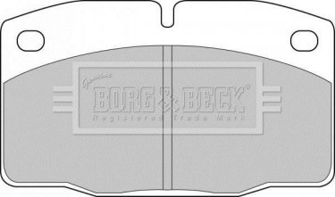 Купить BBP1117 Borg&beck Тормозные колодки  Vectra A (1.4, 1.6, 1.7, 1.8) 