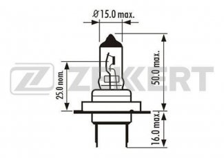Купити LP-1047 Zekkert Лампы передних фар Mazda 626