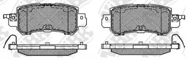 Купить PN25001 NiBK Тормозные колодки задние CX-5 (2.0, 2.2, 2.5) 