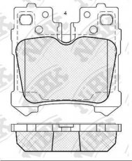 Купити PN1844 NiBK Гальмівні колодки задні Лексус ЛС (460, 460 AWD, 600h) 