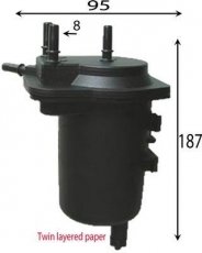 Купить FS1026 JS Asakashi Топливный фильтр (без подсоединения датчика уровня воды) Ниссан