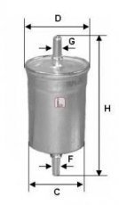 Купить S 1718 B Sofima Топливный фильтр  Ауди А3 (1.6, 1.8)