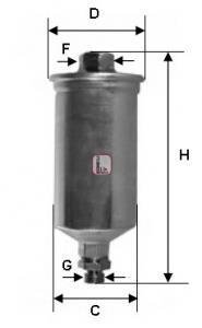 Топливный фильтр S 1661 B Sofima –  фото 1