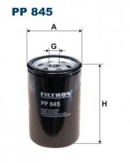 Купить PP845 Filtron Топливный фильтр (грубой очистки) Volvo B (B 12, B6LE, B6R)
