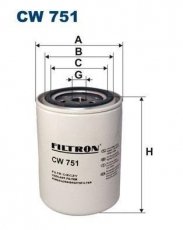 Фільтр для охолоджуючої рідини CW751 Filtron фото 1