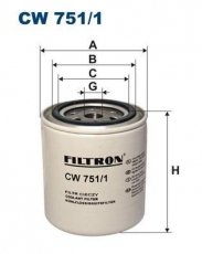 Фільтр для охолоджуючої рідини CW751/1 Filtron фото 1