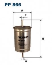 Купить PP866 Filtron Топливный фильтр (прямоточный) Эскорт (5, 6, 7) (1.3, 1.4, 1.6, 2.0)