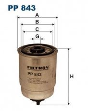 Паливний фільтр PP843 Filtron – (накручуваний) фото 1