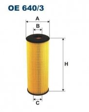 Купить OE640/3 Filtron Масляный фильтр (фильтр-патрон) Актион (2.0, 2.3)