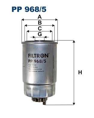 Купить PP968/5 Filtron Топливный фильтр  Калибр 2.2 CRD