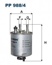 Купить PP988/4 Filtron Топливный фильтр  Лагуну 3 (1.5, 2.0, 3.0)