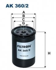 Повітряний фільтр AK360/2 Filtron –  фото 1