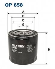 Купить OP658 Filtron Масляный фильтр (накручиваемый) Вранглер (4.0, 4.2)