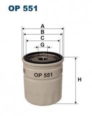 Купить OP551 Filtron Масляный фильтр (накручиваемый) Рекорд