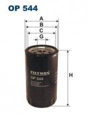 Масляний фільтр OP544 Filtron – (накручуваний) фото 1